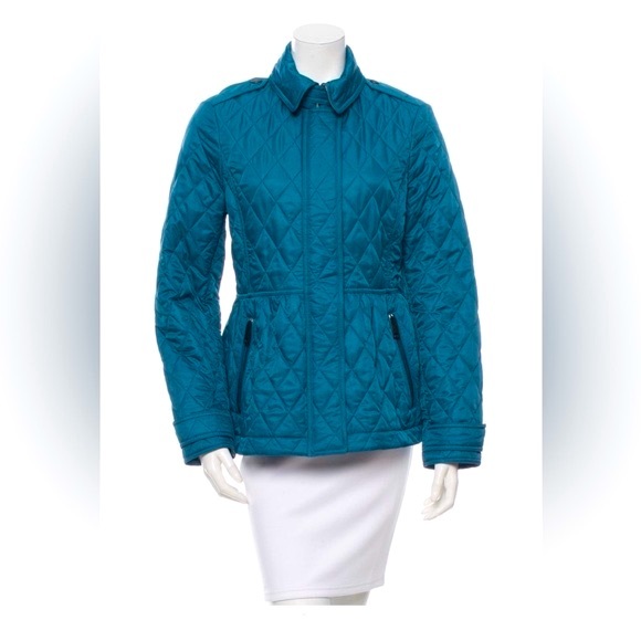 Burberry Brit Quilted Fitted Jacket
